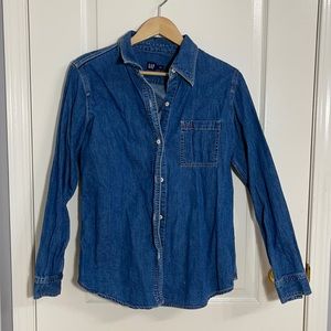GAP Denim Button Down Shirt